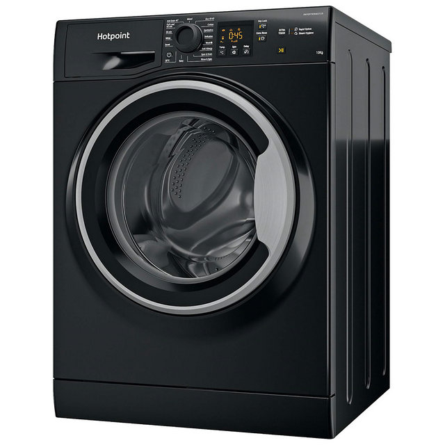 Hotpoint NSWM1045CBSUKN 10kg 1400 Black Washing Machine