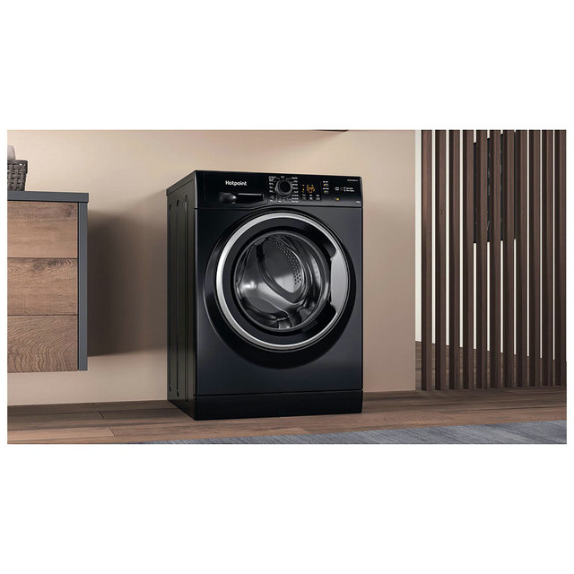 Hotpoint NSWM1045CBSUKN 10kg 1400 Black Washing Machine