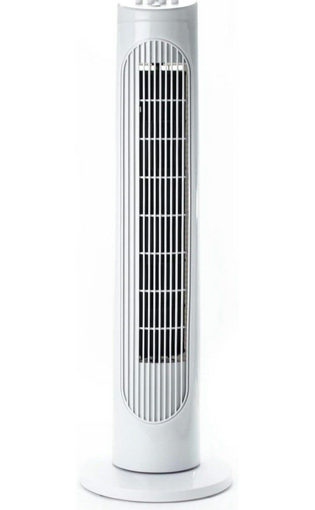 Status Oscillating Tower Fan White 32inch