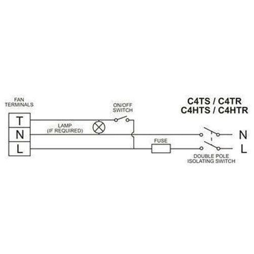 Xpelair C4SR Simply Silent Contour Extractor Fan 100mm